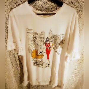 NWT Love+Lace Super Mom Shirt